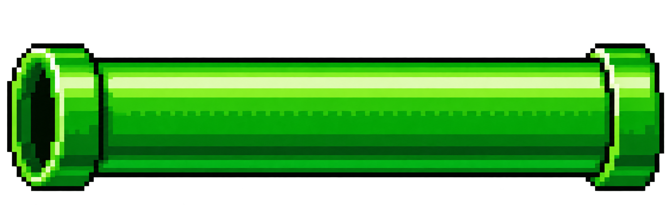 A green warp pipe. localhost enters the open mouth on the left, a public URL comes out the right end